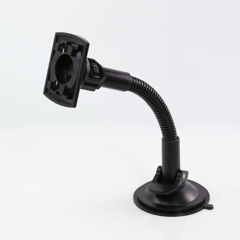 Support de téléphone universel à ventouse pour voiture, bras long, fixation pour pare-brise, noir
