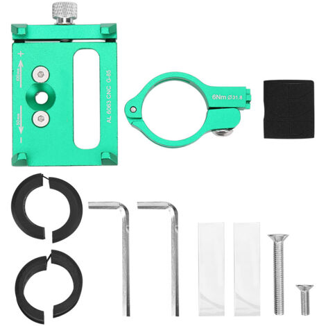 Support de téléphone universel en alliage d'aluminium G‑85 pour moto et vélo, support de navigation vert