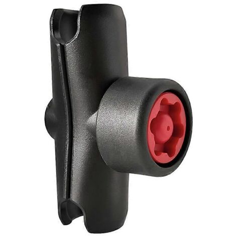 Support de téléphone vélo robuste avec bras à double embase de 9 cm pour socle boule 1' / 25 mm