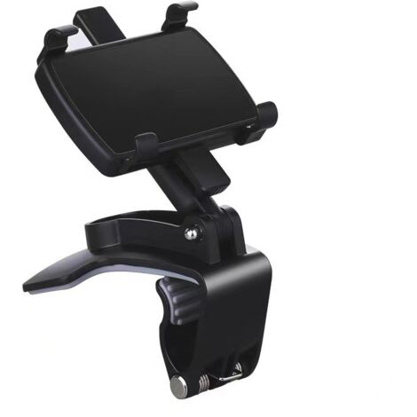 Support de Téléphone Voiture Rotation à 360 degrés, Tableau de Bord Socles téléphone Portable Automobile Car Phone Mount pour GPS et Les Smartphones de 4 à 7 Pouces