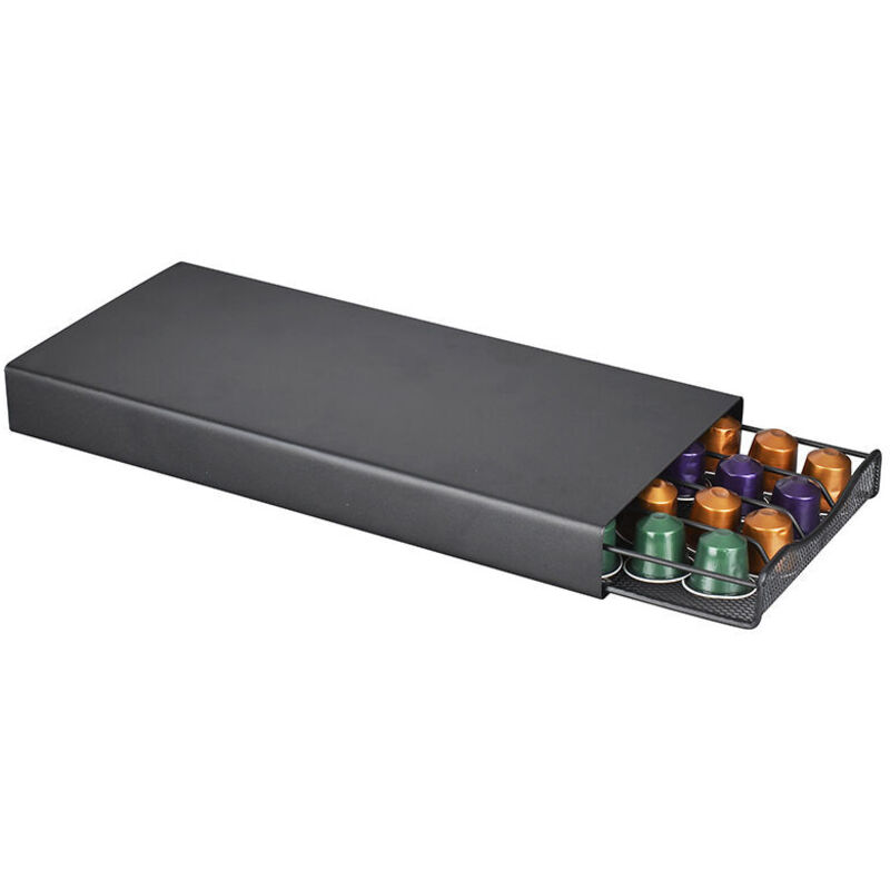 Support de tiroir de rangement pour capsules de café, adapté aux capsules de café Nespresso, porte-dosette pour machine à café Porte-dosette pour 40