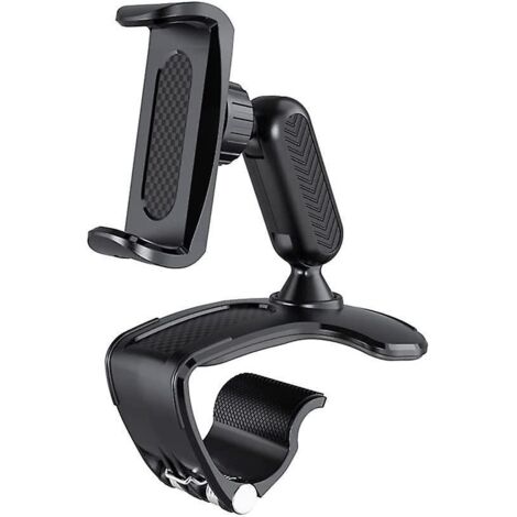 support De Tlphone Multifonction Pour Tableau De Bord De Voiture Automobile Car Phone Mount Avec Clip  Ressort Rglable Rotatif  360 Pour Gps Et Le