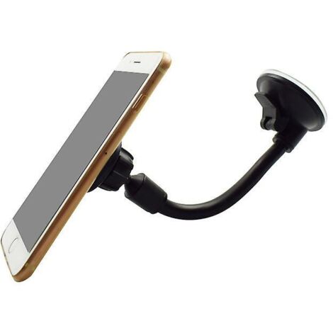 support De Tlphone Portable Pour Ventouse Magntique - Pour Appareils Mobiles, Conception De Cou Flexible - Utilisation D'une Main