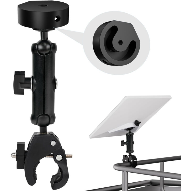 Coocheer - Support de toit de voiture, pince en acier inoxydable pour Starlink Mini, mini support de serrage de voiture