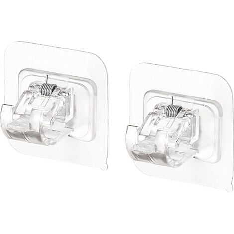 10 PièCes Poids De Rideau MagnéTique Poids De Draperie Aimant Poids De Rideau De Douche Bas Pour Rideau De Nappe Blanc