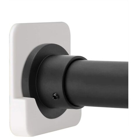 Support de tringle de douche sans perçage, fixation murale robuste