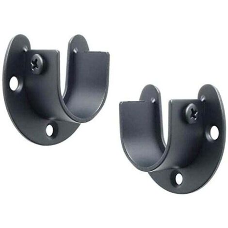 Support de tringle en U en acier inoxydable pour rideau de douche 200 kg