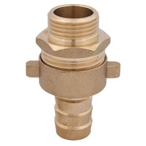 Support de tube de fixation JS, 3 pièces, étanchéité plate, AG 1", MS