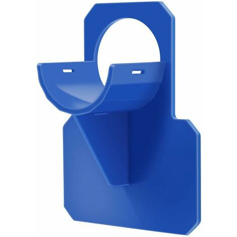 Support de Tuyau de Piscine 30-38mm Support de Fixation de Tuyau de Piscine avec Serre-cable Accessoires de Piscine Hors Sol (Bleu)