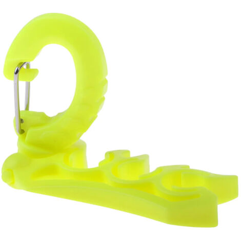 Support de tuyau de plonge jaune