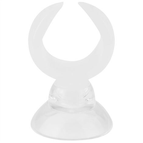 Support de Tuyau en Feuille pour Aquarium, Blanc, Diamètre Intérieur 14.6mm