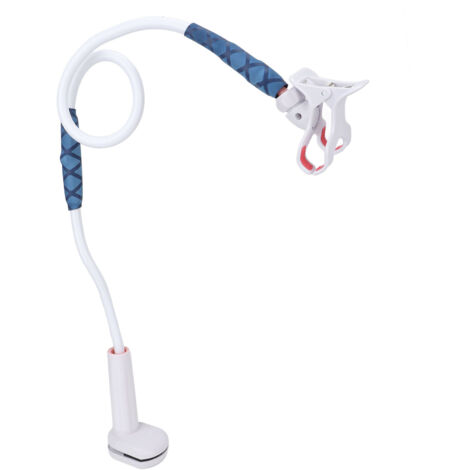 Support de Tuyau pour Ventilateur en Alliage d'Aluminium - Rotation 360°, Accessoire Fixe pour Tuyaux d'Appareil Respiratoire
