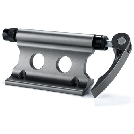 Support de vélo avant rapide à dégagement rapide en alliage d'aluminium robuste, bloc de fourche de toit de voiture, roulement solide, titane foncé, taille universelle.