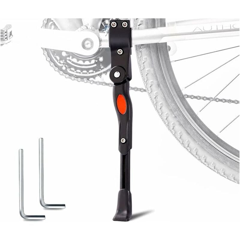 Support de vélo de montagne réglable universel avec supports latéraux avec pieds en caoutchouc antidérapants pour vélos de 24 à 28 "de diamètre de