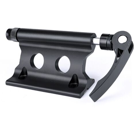 Support de vélo pour fourche avant, fixation rapide en alliage d'aluminium robuste avec roulement, bloc de toit pour voiture, taille universelle noir.