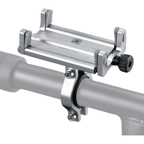 Support de vélo pour téléphone Portable, Support de téléphone pour vélo  Clip de Guidon à 4 Griffes,Clip de téléphone de Scooter Rotatif à 360 degrés pour Smartphones de 2.3 à 3.4 Pouces de