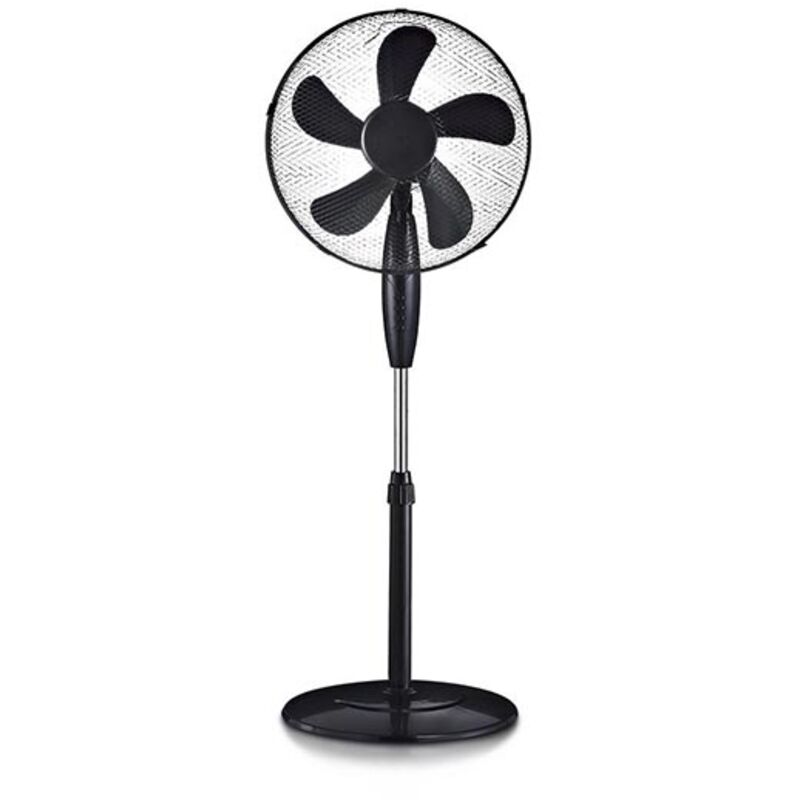 V-tac - Ventilateur colonne oscillant 7923 55W 3 vitesses H125cm Noir