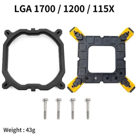 Support de Ventilateur pour Refroidisseur CPU Compatible LGA 1150/1151/1155/1156/1366/1700