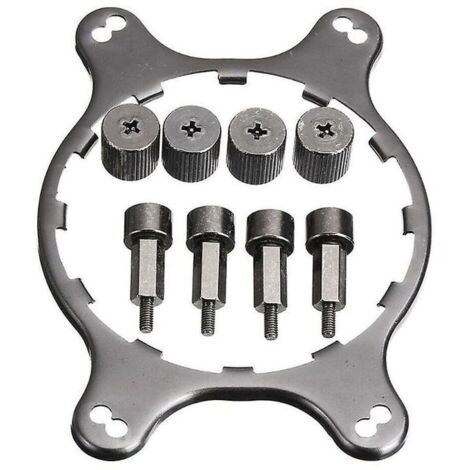 Support de Ventilateur Processeur Métal Remplacement Radiateur Plaque Arrière Compatible AM4