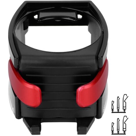 Support de verre d'aération organisateur universel porte-bouteille de boisson support accessoire de véhicule de voiture rouge
