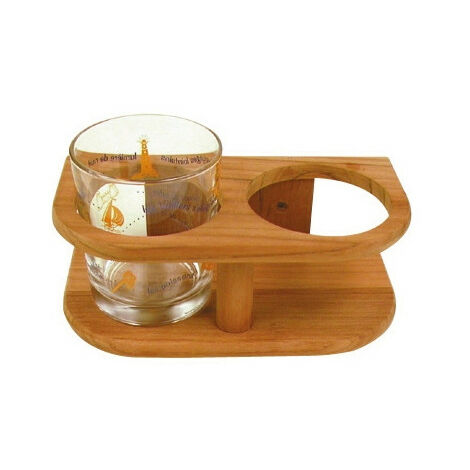 Support de verres bamboo 2 verres - BAMBOO MARINE SYSTEM -