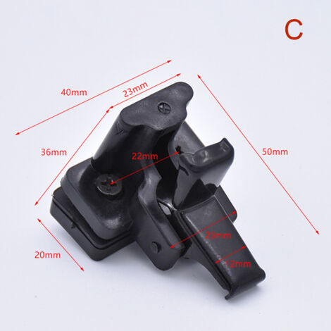 Support de verrouillage à pression pour vitre de porte de pelle mécanique, pince de 40 mm pour voiture avec-AquaForge