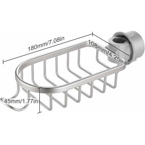 Support de vidange de robinet Support de rangement pour piscine Support de robinet multifonction argenté Vidange rapide