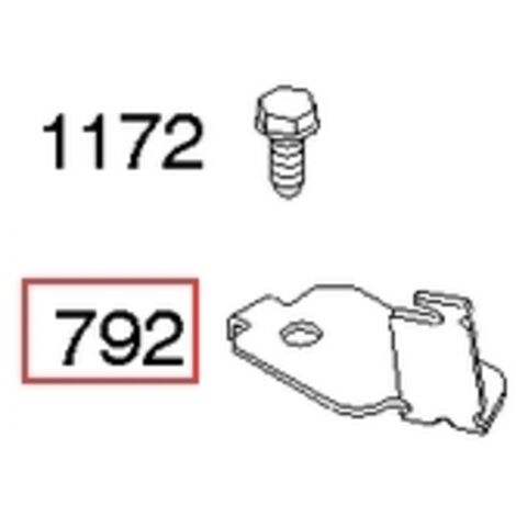 Support de vitesse fixe pour moteur de tondeuse à gazon BRIGGS & STRATTON d'origine 694259