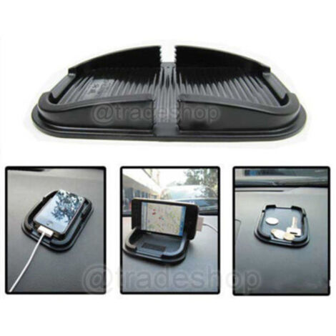Support De Voiture En Caoutchouc Pour Smartphone Tapis Antidérapant