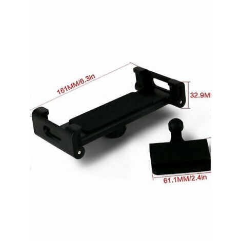 Support de voiture pour iPad compatible avec Tesla Model 3 Y 2023 (2017-2022) - Accessoires - Support rotatif à 360° - Fixation sur siège arrière - Noir