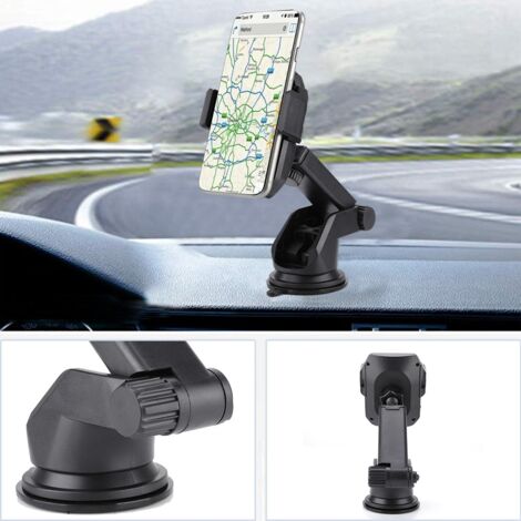 Support de voiture sans fil A8, chargeur induction infrarouge noir pour automobile