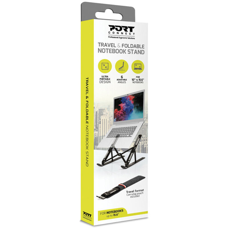 Support de voyage pliable pour ordinateur ou tablette Port Designs 901107