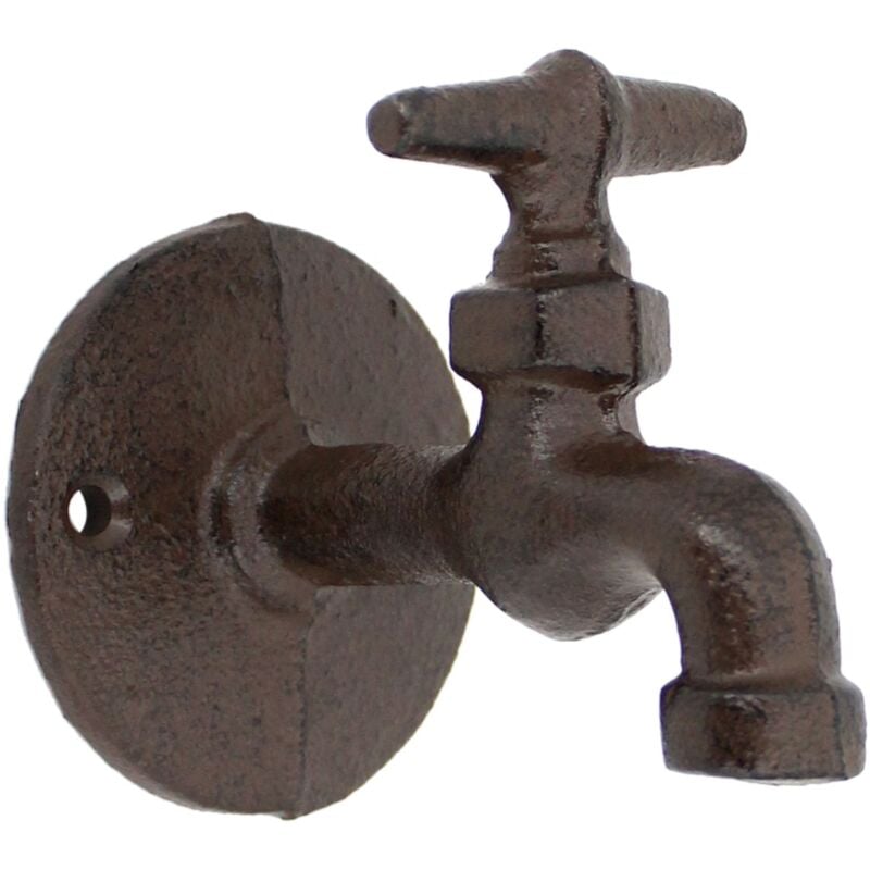 Signes Grimalt - Support de robinet décoratif en fonte pour mur, style rustique, idéal pour le jardin et la décoration de la maison
