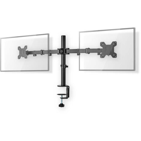 Support decran 2 ecrans 15 - 32 - 75x75 100x100 entierement reglable