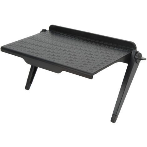 Support d'écran ABS avec patins en silicone antidérapants, pieds réglables et étagère de rangement robuste pour téléphone, TV ou moniteur.