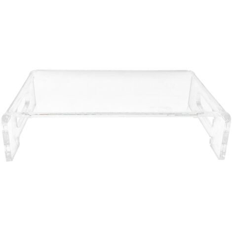 Support d'écran acrylique transparent durable et multifonction pour bureau, école ou maison, protection des yeux.