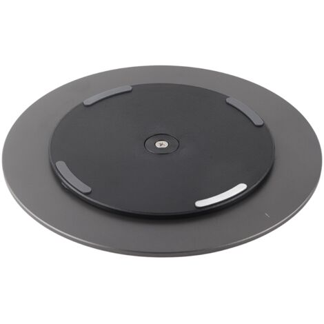 Support d'écran pivotant 360° en alliage d'aluminium gris foncé mat pour moniteur