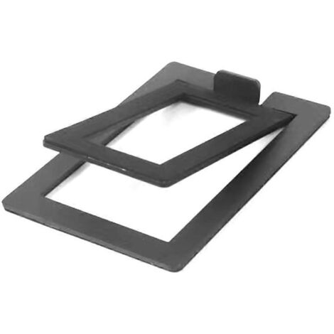 Support d'enceinte de bureau en métal, support universel pour table YU4 modèle creux - Noir
