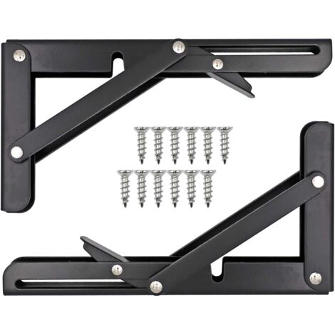 Support d'étagère pliable, fixation murale robuste et pliable. - AquaForge