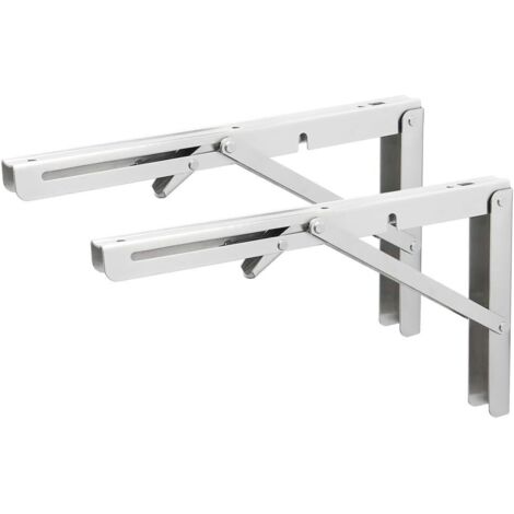 Support d'étagère pliable, pour fixation murale - AquaForge