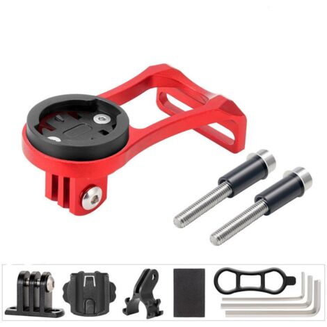 Support d'extension pour ordinateur de vélo, support de guidon de vélo, rouge