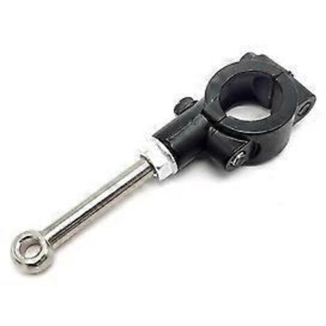 Support d'extension universel pour béquille latérale de moto, outil auxiliaire, support de pied de béquille simple 20-23 mm (noir)