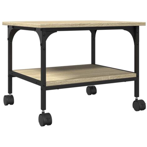 Support d'imprimante à 2 niveaux chêne sonoma 50x40x38 cm CFW63865