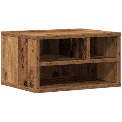Support d'imprimante Bois ancien 40 x 32 x 22,5 cm CFW49146