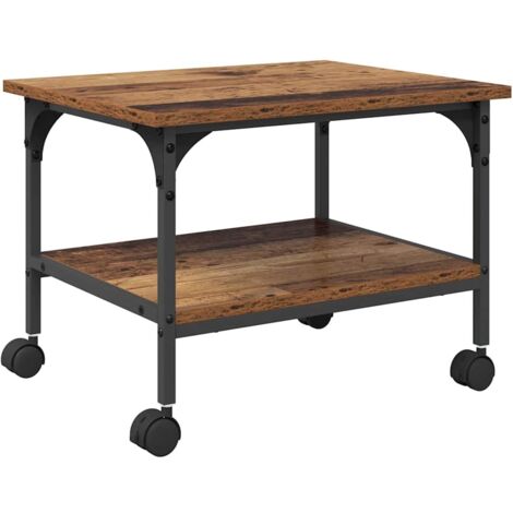 Support d'imprimante Bois Ancien 50 x 40 x 38 cm CFW52314