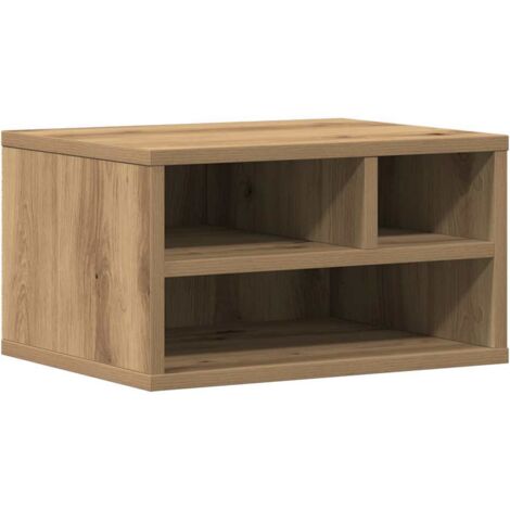 Support d'imprimante chêne artisanal 40 x 32 x 22,5 cm CFW15118