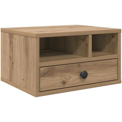 Support d'imprimante Chêne artisanal 40 x 32 x 24 cm CFW73944