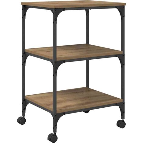 Support d'imprimante Chêne artisanal 50 x 41 x 75 cm CFW94445