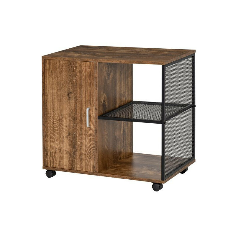 MH - Support d'imprimante thomas noir et bois