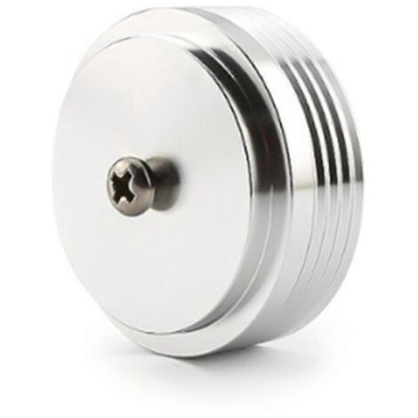 Support d'isolation pour haut-parleur d'amplificateur en aluminium, pieds de platine vinyle argentés